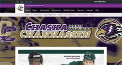 Desktop Screenshot of cchockey.org